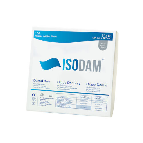 Isodam 5" x 5" Medium Blue 100Bx