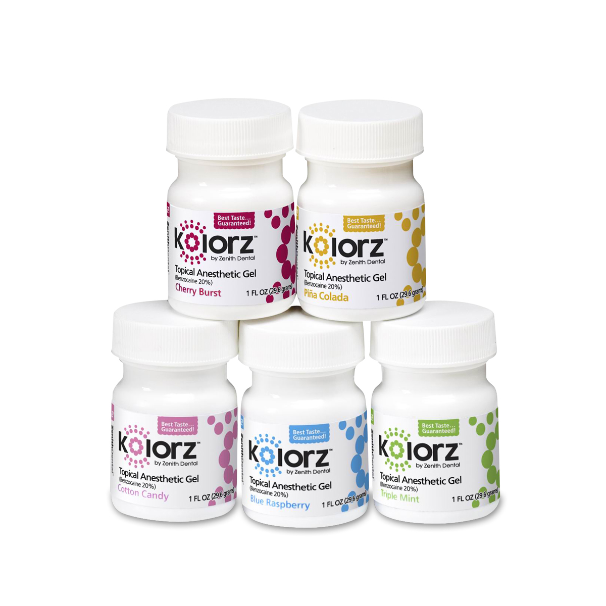 Kolorz Topical Anesthetic Gel Cherry Burst 1oz