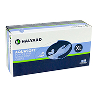 AquaSoft Blue Nitrile Gloves (XL) 250Bx