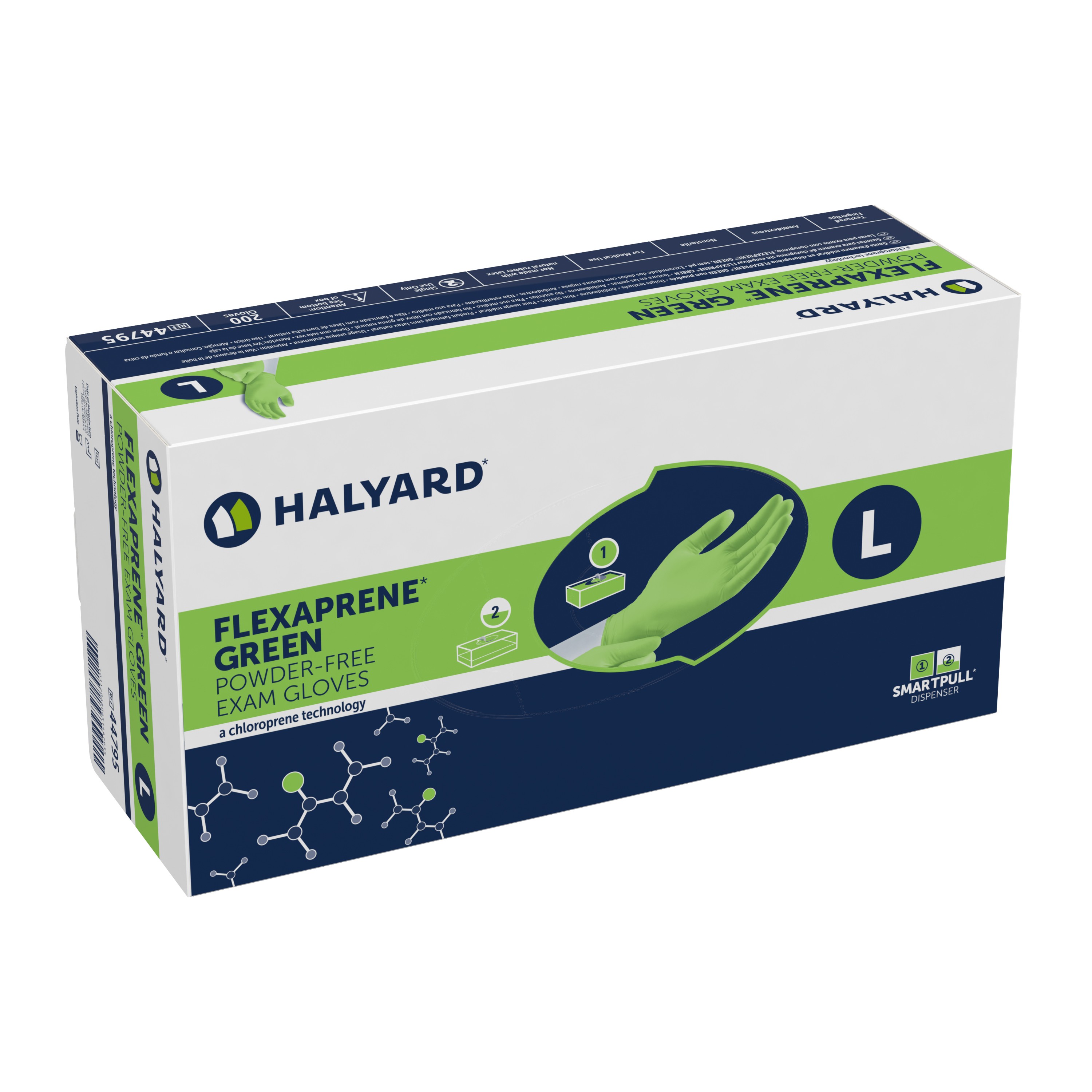 Flexaprene Green Gloves (M) 200Bx