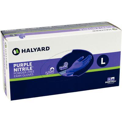 Purple Nitrile Dental Exam Gloves (L) 100Bx