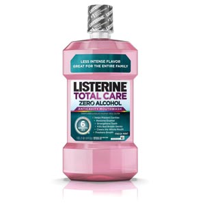 Listerine Total Care Zero Mouthwash Alcohol Free Fresh Mint 1L 6Cs