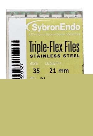 Triple-Flex Files 21mm #15 White 6Pk