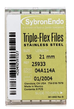 Triple-Flex Files 25mm #10 Purple 6Pk