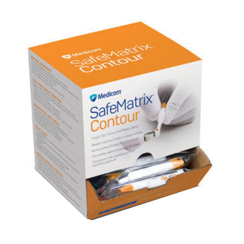 SafeMatrix Bands Wide 6mm Contour Orange 50Bx