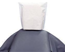 Head Rest Cover 10" x 13" Tissue Poly White 500Cs