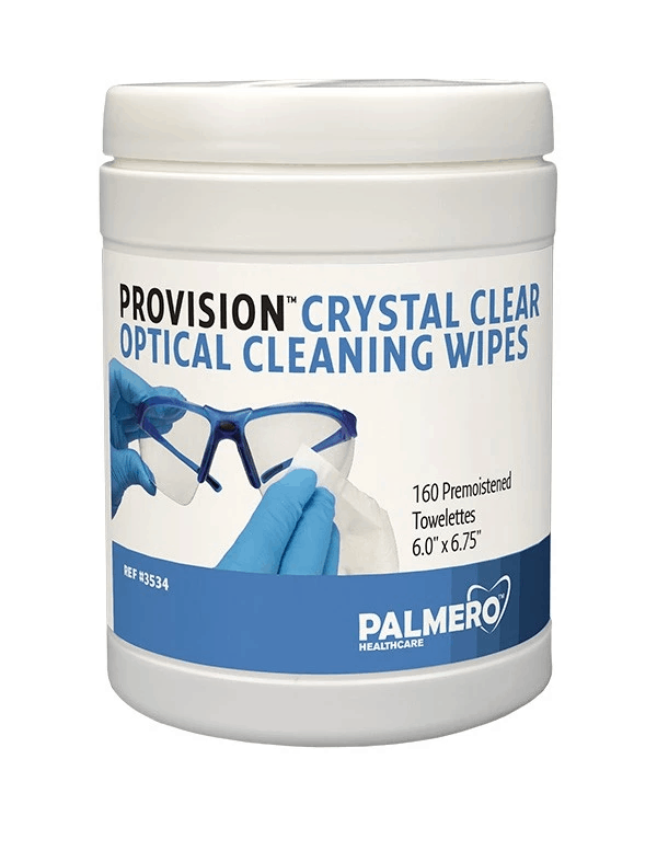 ProVision Crystal Clear Optical Cleaning Wipes 160/Can
