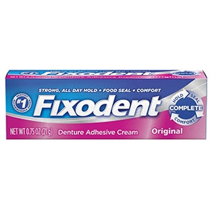 Fixodent Denture Adhesive, Original .75 oz 24Cs