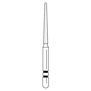 Premier - Two Striper Cone Diamonds Friction Grip Burs - 797.11M Medium