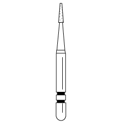 Premier - Two Striper Interproximal Trimmer Diamonds Friction Grip Burs - 200.3F Fine
