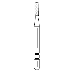 Premier - Two Striper Pear Diamonds Friction Grip Burs - 352.4C