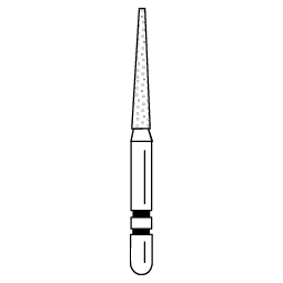 Premier - Two Striper Flat-end Trapper Diamonds Friction Grip Burs - 700.9VF Very Fine