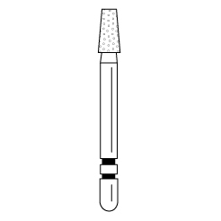 Premier - Two Striper Taper Diamond Friction Grip Burs - 708.4C K