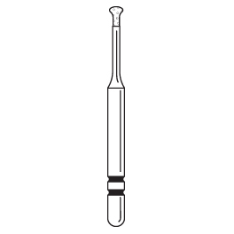 Premier - Two Striper Pear Diamond Friction Grip Burs - MP53M
