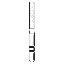 Premier - Two Striper KR Cylinder Diamond Friction Grip Burs - 521.8CKR