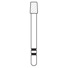 Premier - Two Striper KR Taper Diamond Friction Grip Burs - 712.3F K