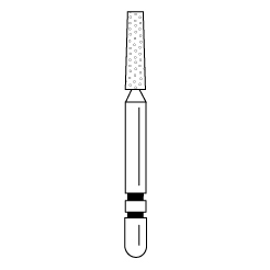 Premier - Two Striper KR Taper Diamond Friction Grip Burs - 723.6F K