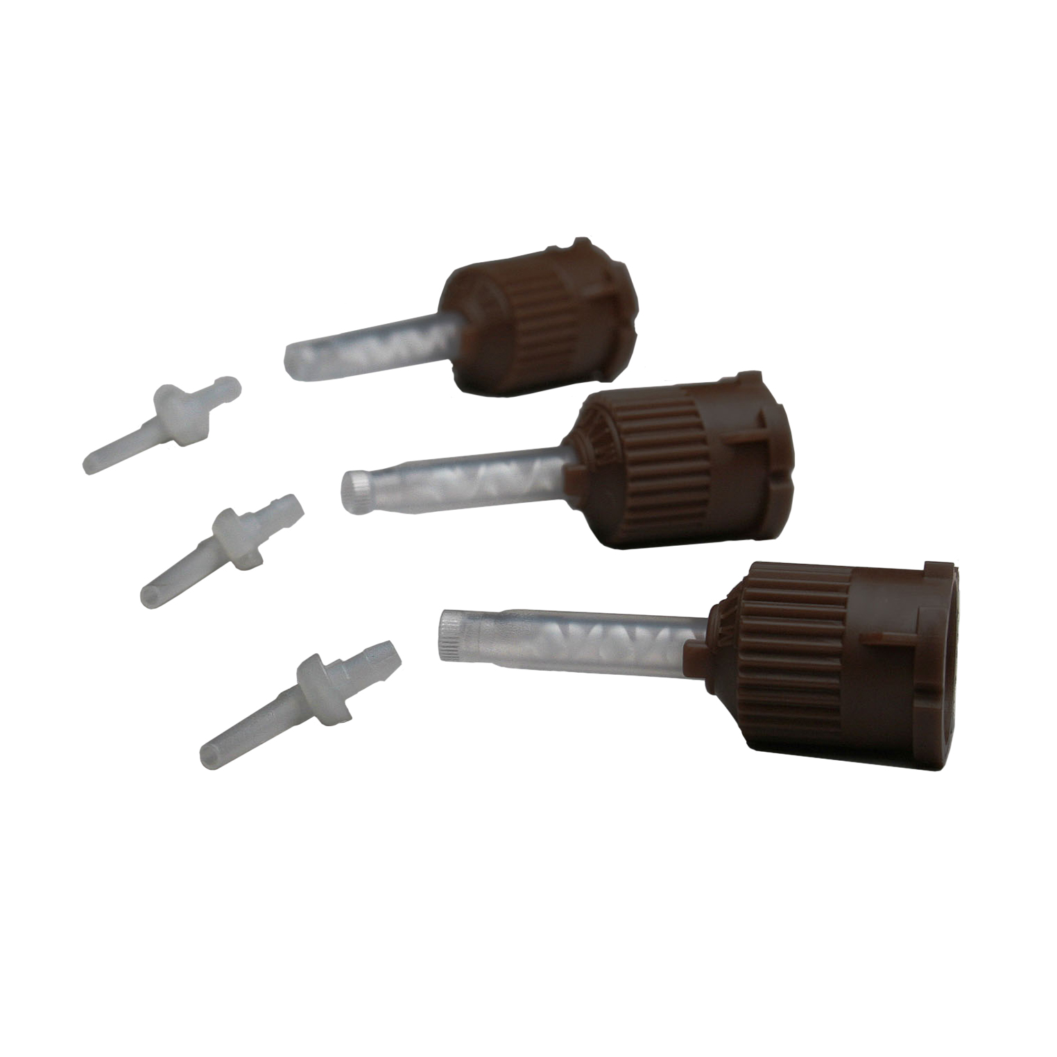 Compcore AF Syringe Mix Tip Brown/White 35Pk