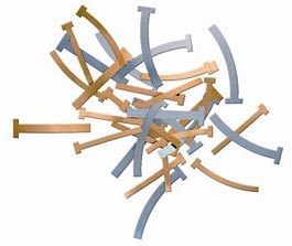 T-Bands Straight Brass Narrow 100Pk
