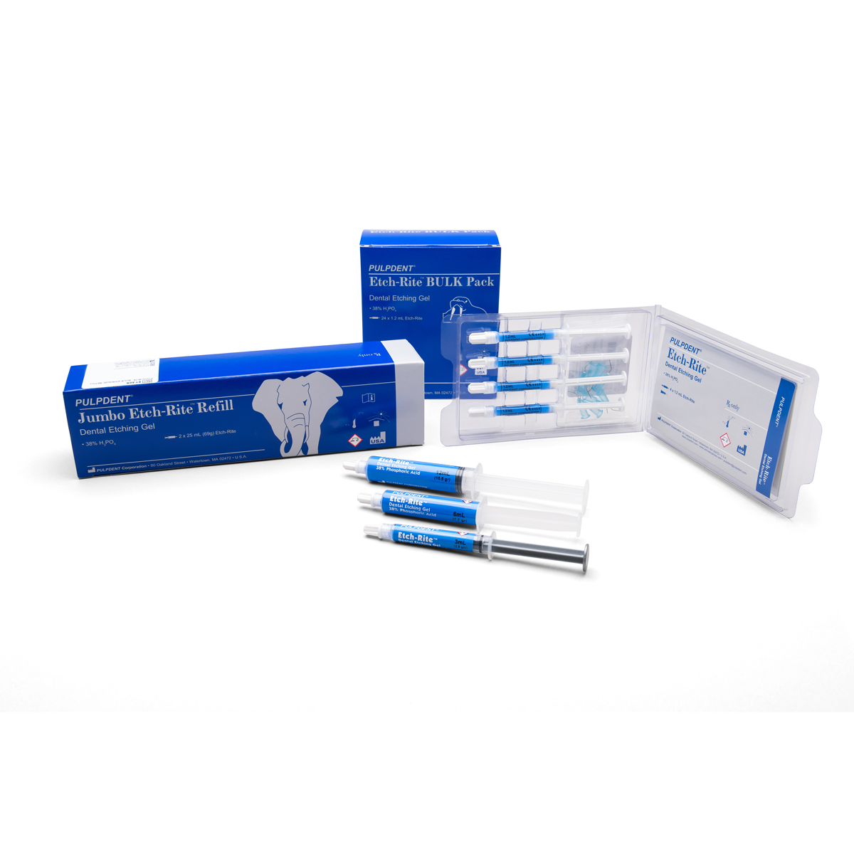 Etch-Rite Gel Syringes 1.2ml Bulk 24Pk