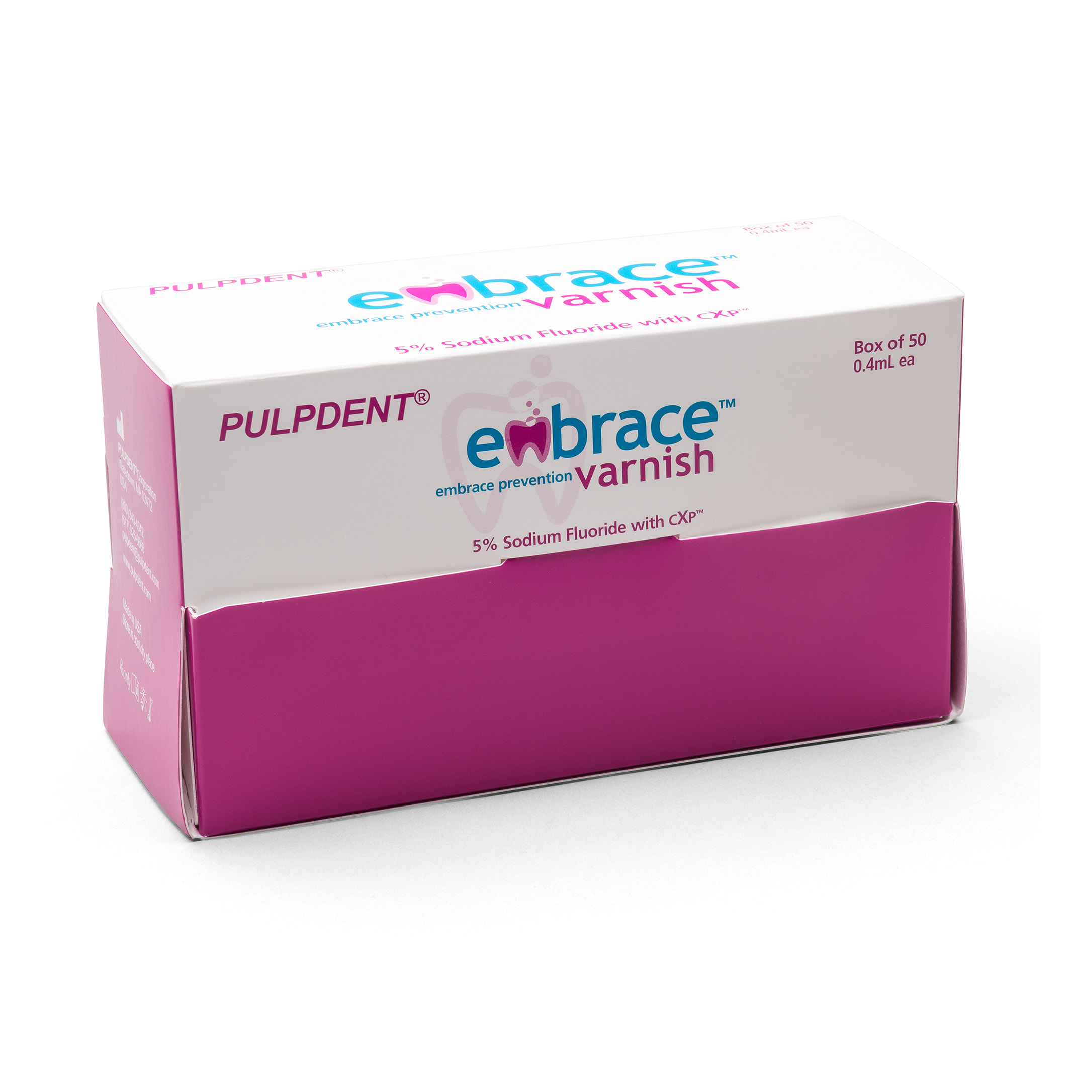 Embrace 5% Fluoride w/CXP 0.4ml 50Pk