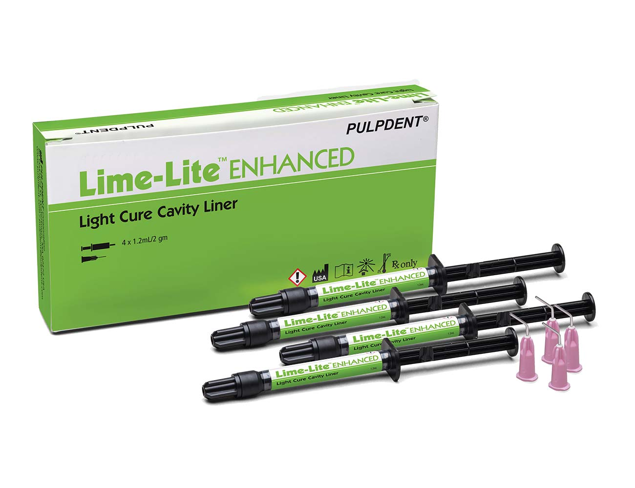 Lime-Lite Enhanced 1.2ml Syringes 4Pk