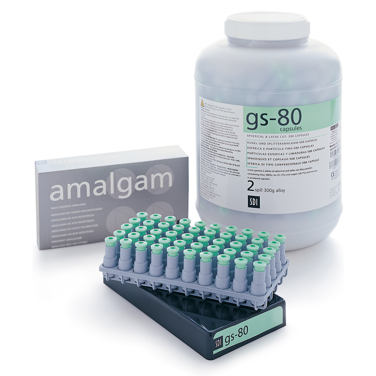 GS-80 Capsules Regular Set 3 Spill 500/Jar
