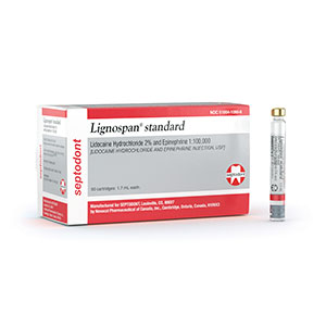 SEPTODONT LIGNOSPAN ANESTHETIC, 01-A1100