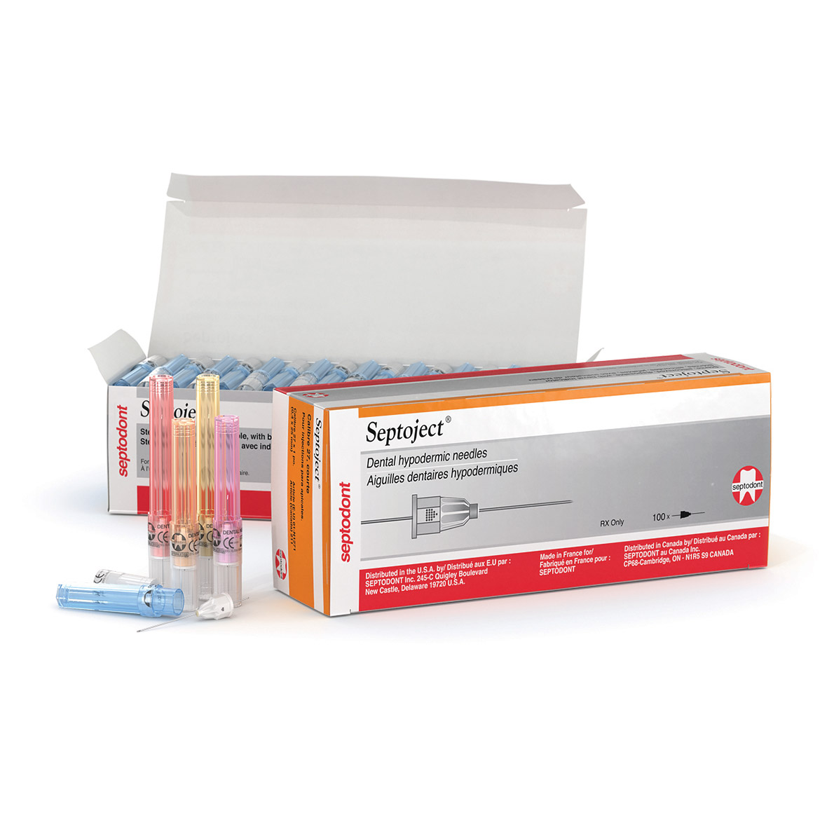 Septoject Needles 30g Short Blue 100Bx