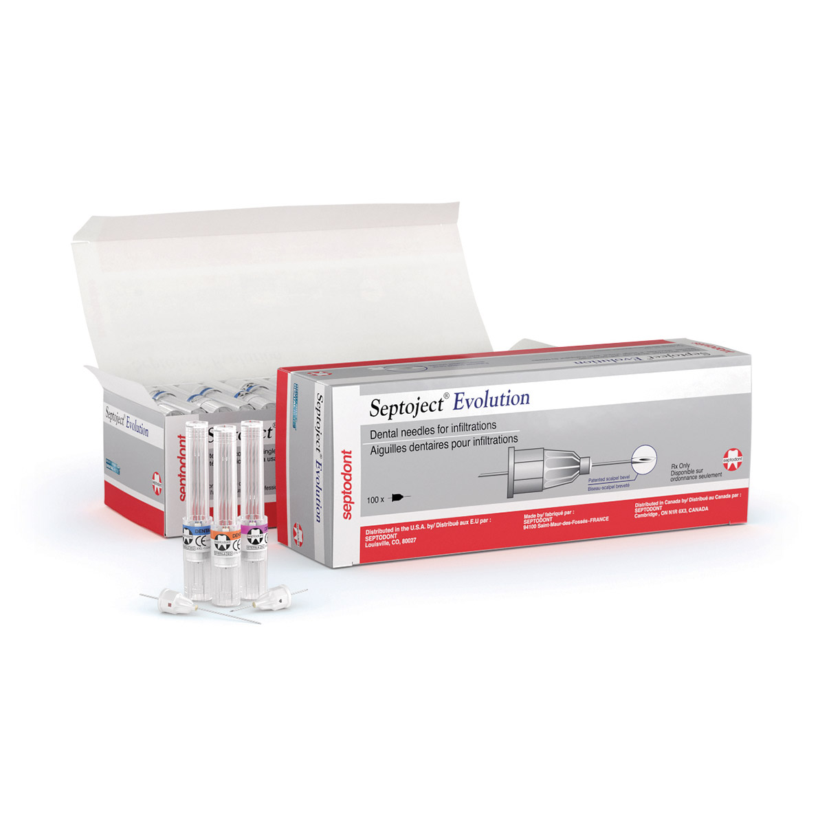 SEPTODONT SEPTOJECT EVOLUTION NEEDLES, 01-N1600