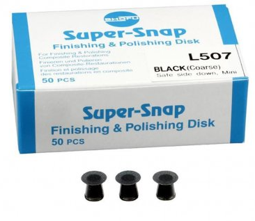 Super-Snap Black Coarse Contouring Mini 50Bx