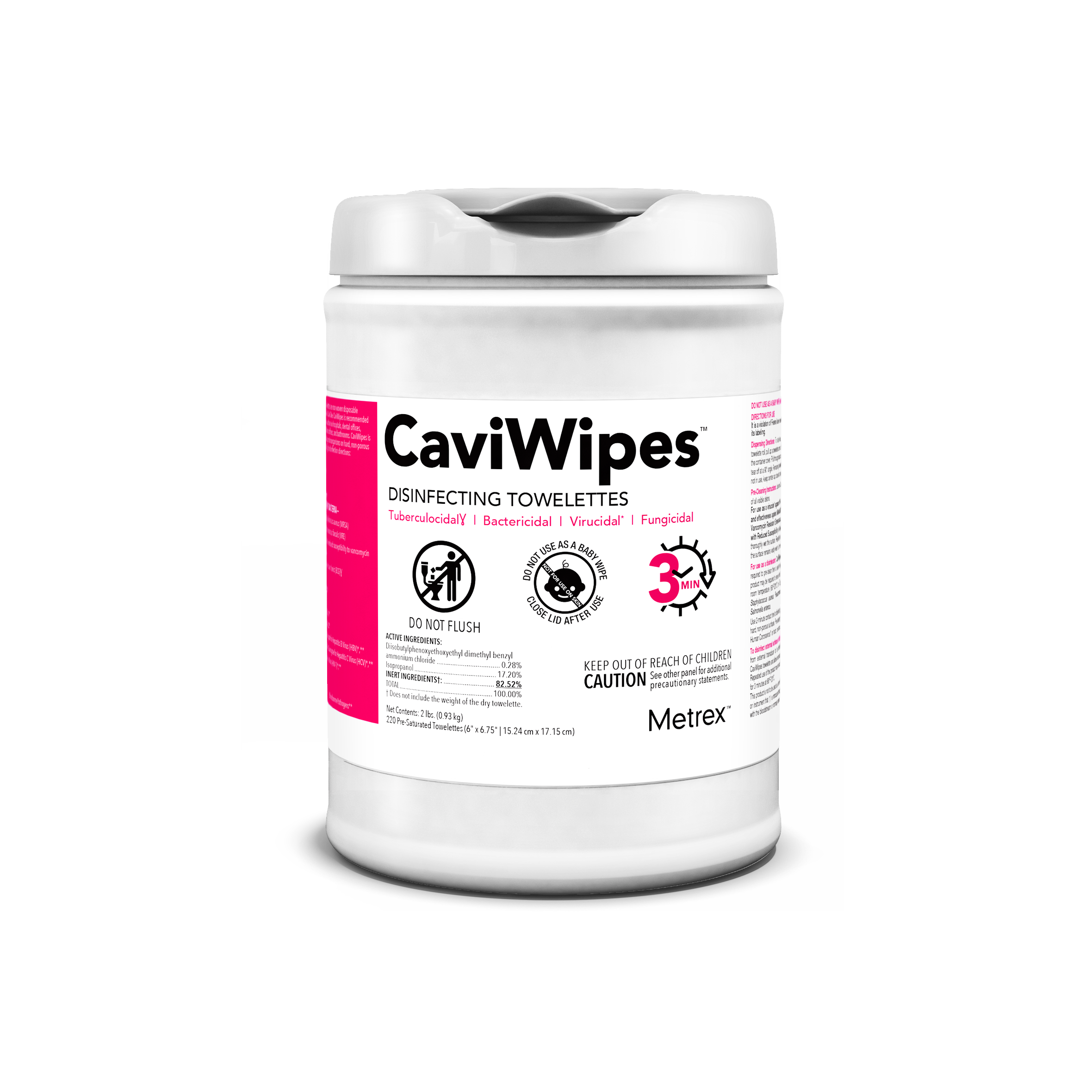 CaviWipes Disinfectant 6 x 6.75 (L) 220Cn