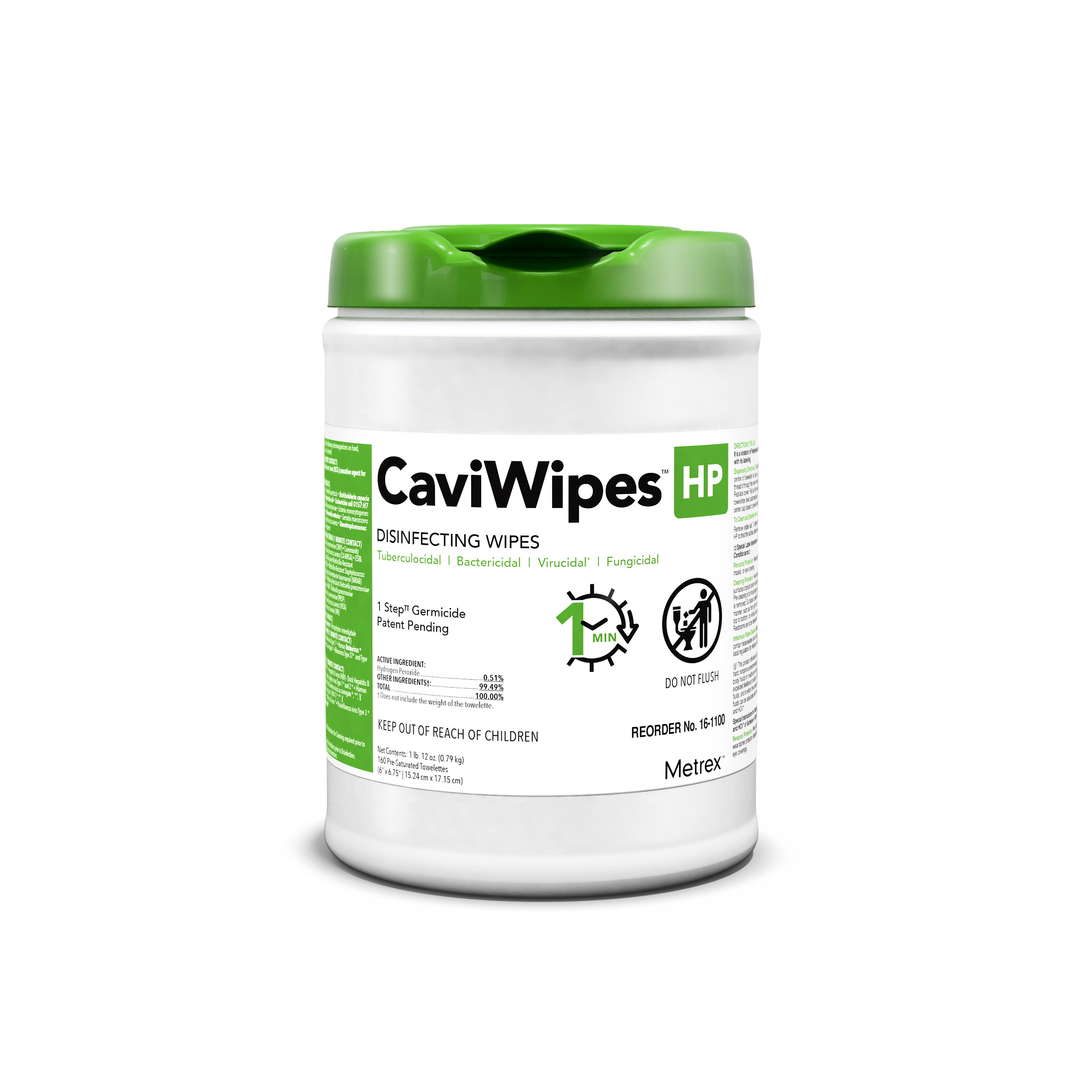 CaviWipes HP Surface Wipes (L) 160Tb