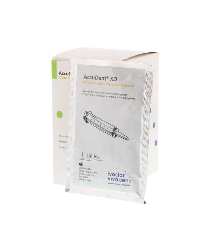 AccuDent XD Alginate 9g Syringe 12Bx