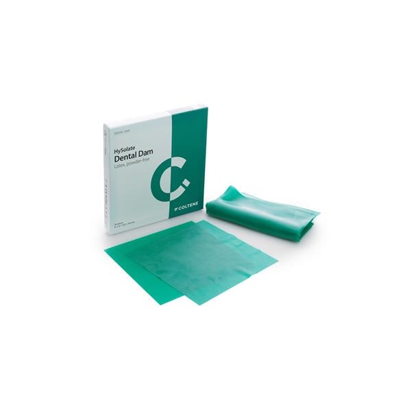 HySolate Latex Dental Dam 6x6 Green Medium 36/Pk
