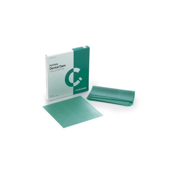 HySolate Latex Dental Dam 6x6 Green Medium 360/Pk