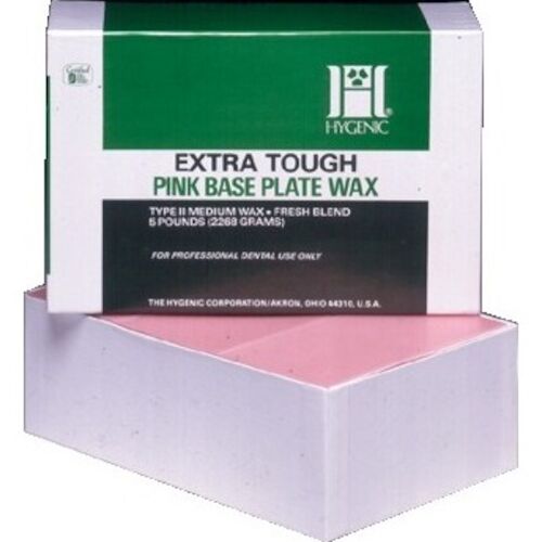 Hygenic Baseplate Wax Pink #3 Medium Soft 1Lb
