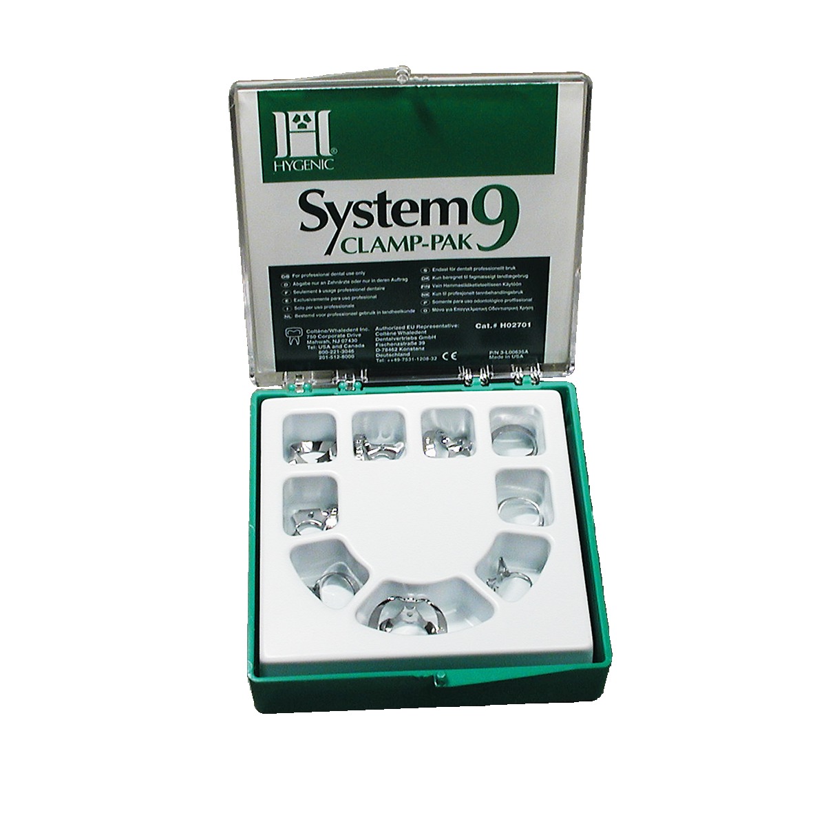 Hygenic System 9 Clamp-Pak Winged Set, H02701