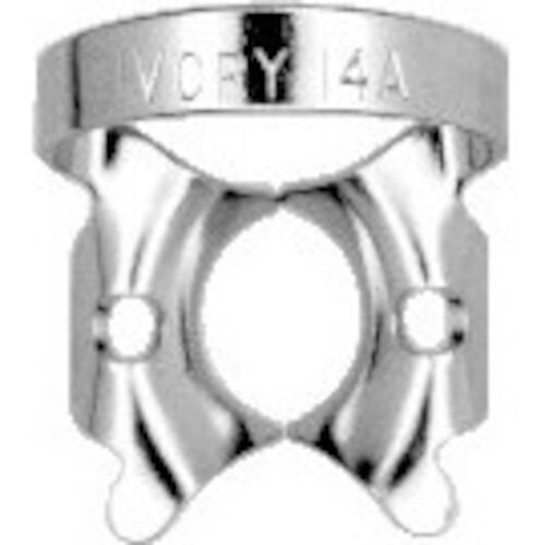 Hygenic Gloss Finish Wingless Clamps W14A, Downward Sloped Jaws, Large, H02764