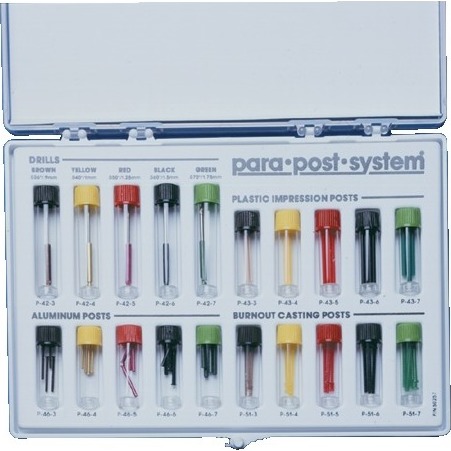 ParaPost Plastic Impression Posts Size 3, .036'', Brown, 20/Pkg., P433