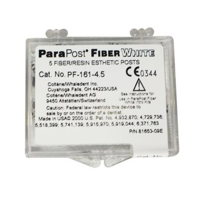 Parapost Fiber Size 4.5 White Refill 5Pk